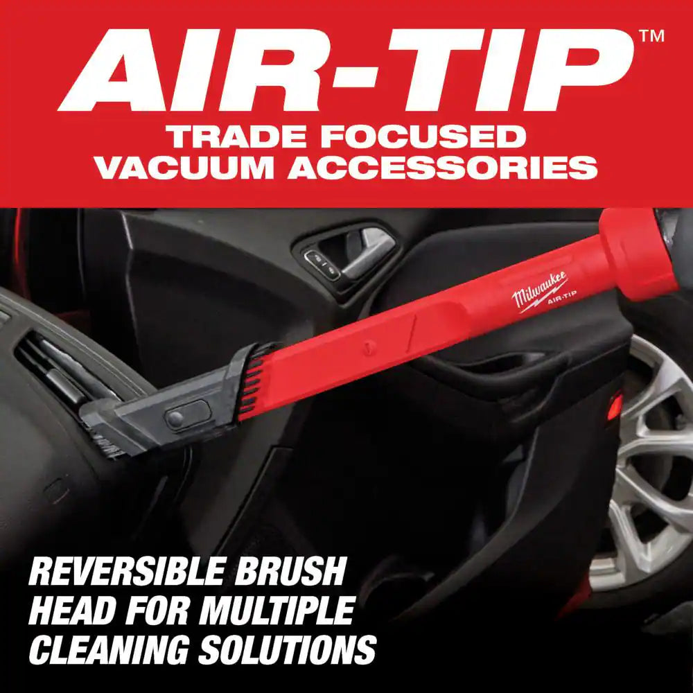 AIR-TIP 1-1/4 In. - 2-1/2 In. Automotive Kit W/Crevice Tools, Utility Nozzle and Bag for Wet/Dry Shop Vacuums (4-Piece)