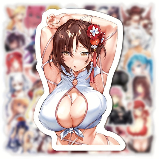100pcs Anime-Inspired Bunny Girl Decals - Waterproof, Durable Vinyl Stickers for Laptops, Skateboards, Cars & More - Vibrant Decoration Pack